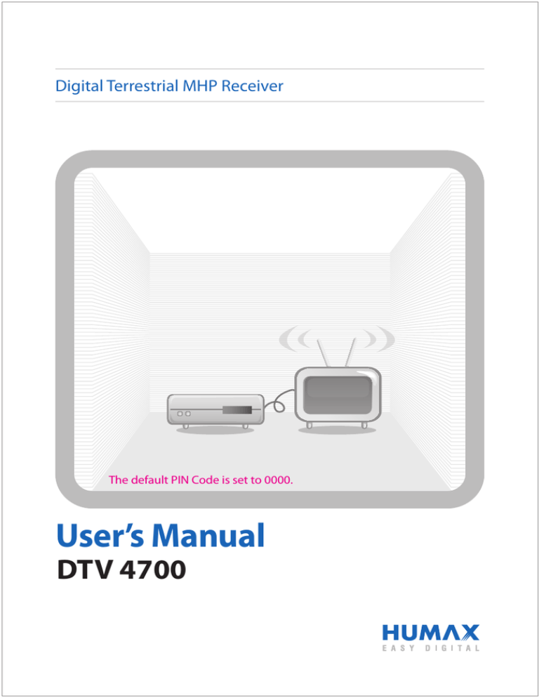 Humax Dtv 4700 User Manual Manualzz