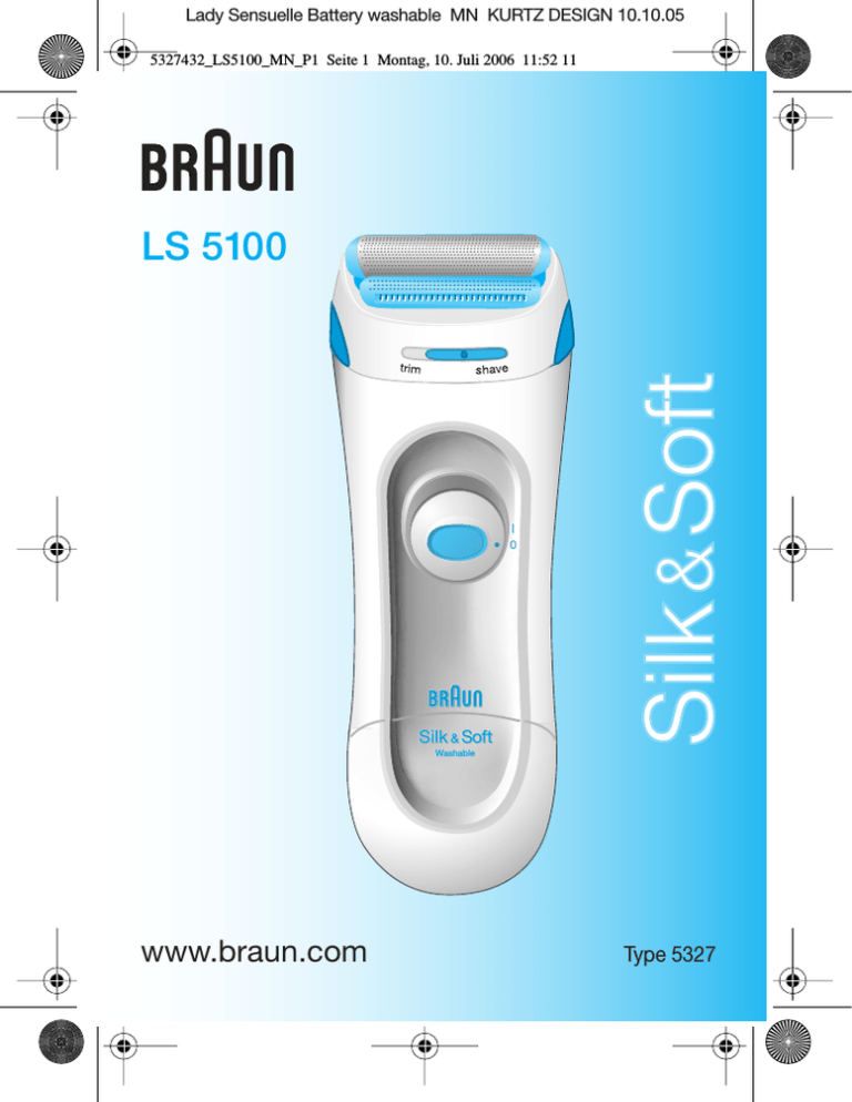 Braun Ls 5100 Ls5100 Silk Soft User Manual Manualzz