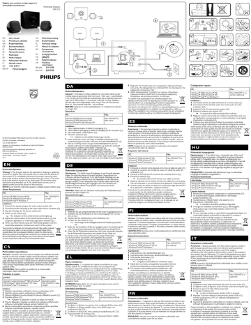 Philips SPA1315/05 Benutzerhandbuch Benutzerhandbuch | Manualzz