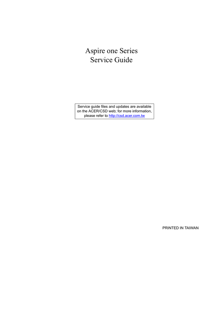 Acer KB.I0800.004, 8KB-FV1 Datasheet