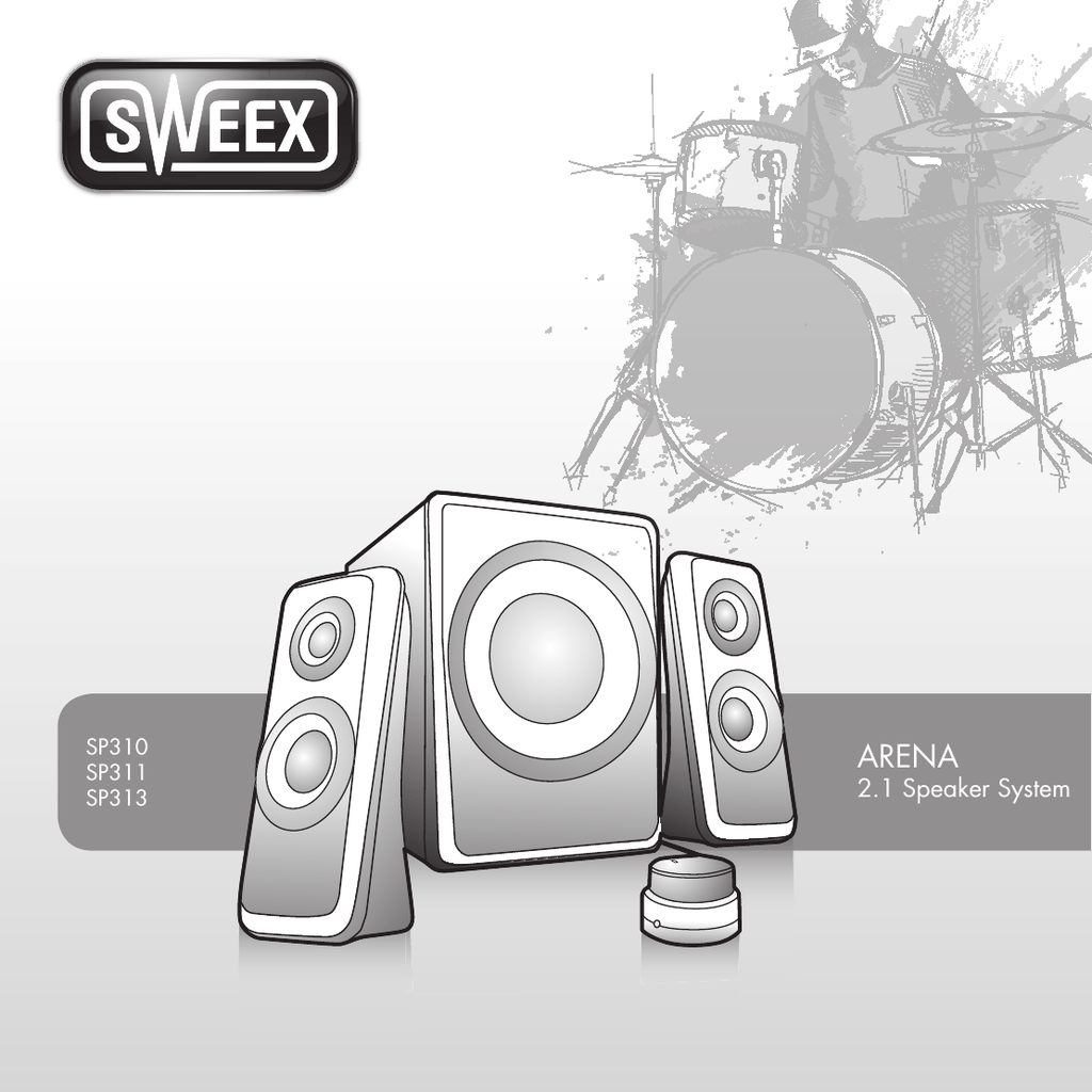 sweex 2.1 speaker set
