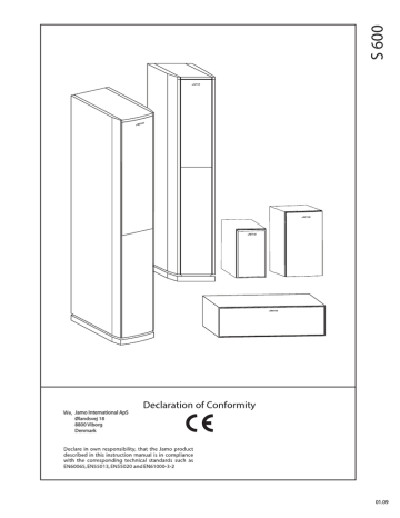 Jamo S 606 HCS 3 Manual Manualzz