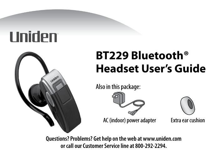 uniden bluetooth headset