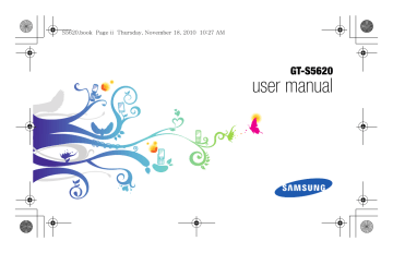 using basic functions. Samsung S5620, GT-S5620, GT-S5620 - Monte, GT-S5620CWANEE,  GT-S5620KOANEE, GT-S5620TIINEE