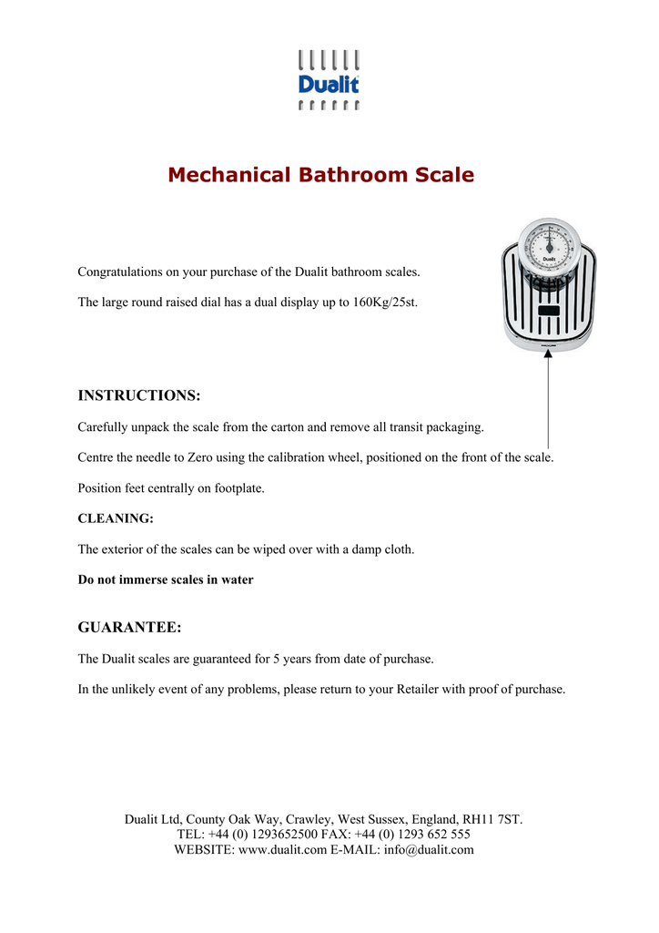 Dualit 87003 Personal Scale Manualzz Dualit 87003 Personal Scale Manualzz