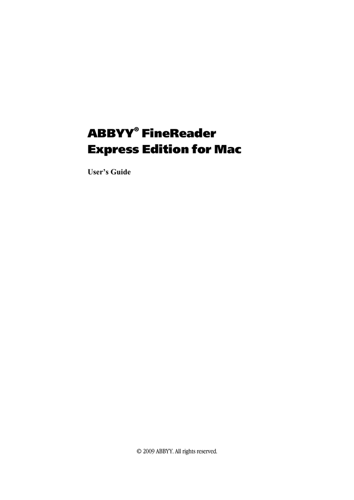 key code for abbyy finereader express for mac