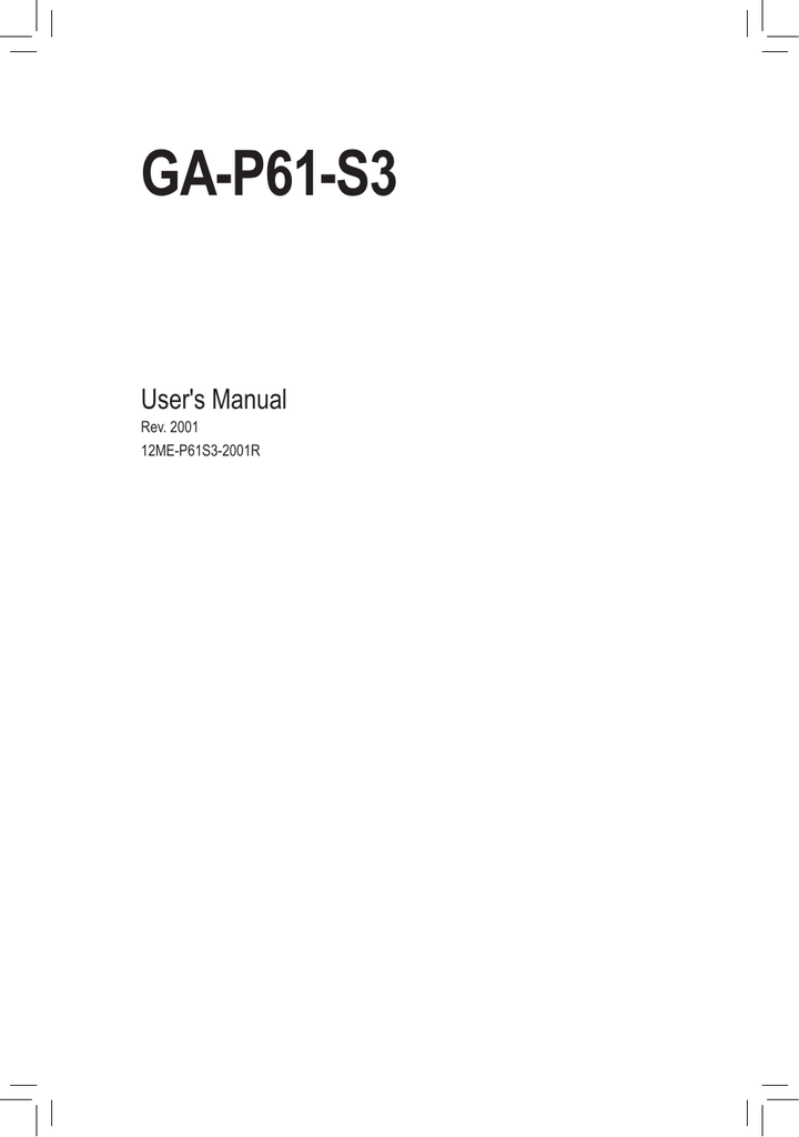 GIGABYTE GA-P61-S3-B3 ATHEROS LAN DRIVERS DOWNLOAD (2019)