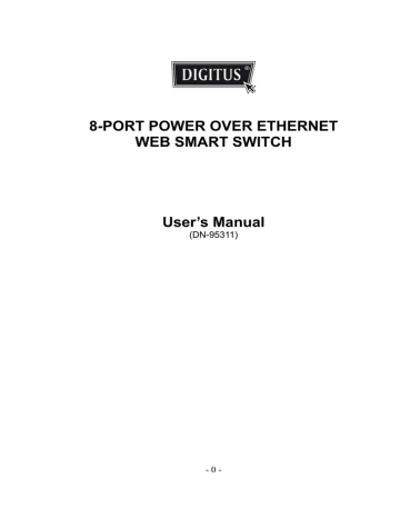 Digitus DN-95311 network switch User's manual | Manualzz