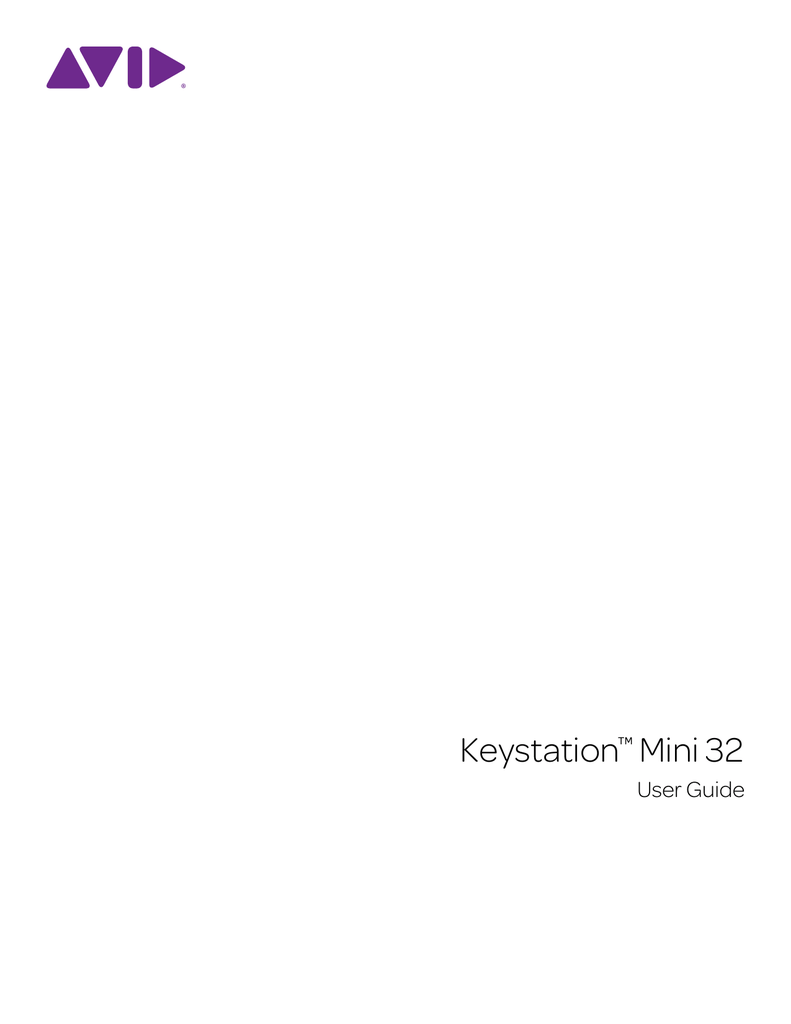 M Audio Keystation Mini 32 User Manual Manualzz