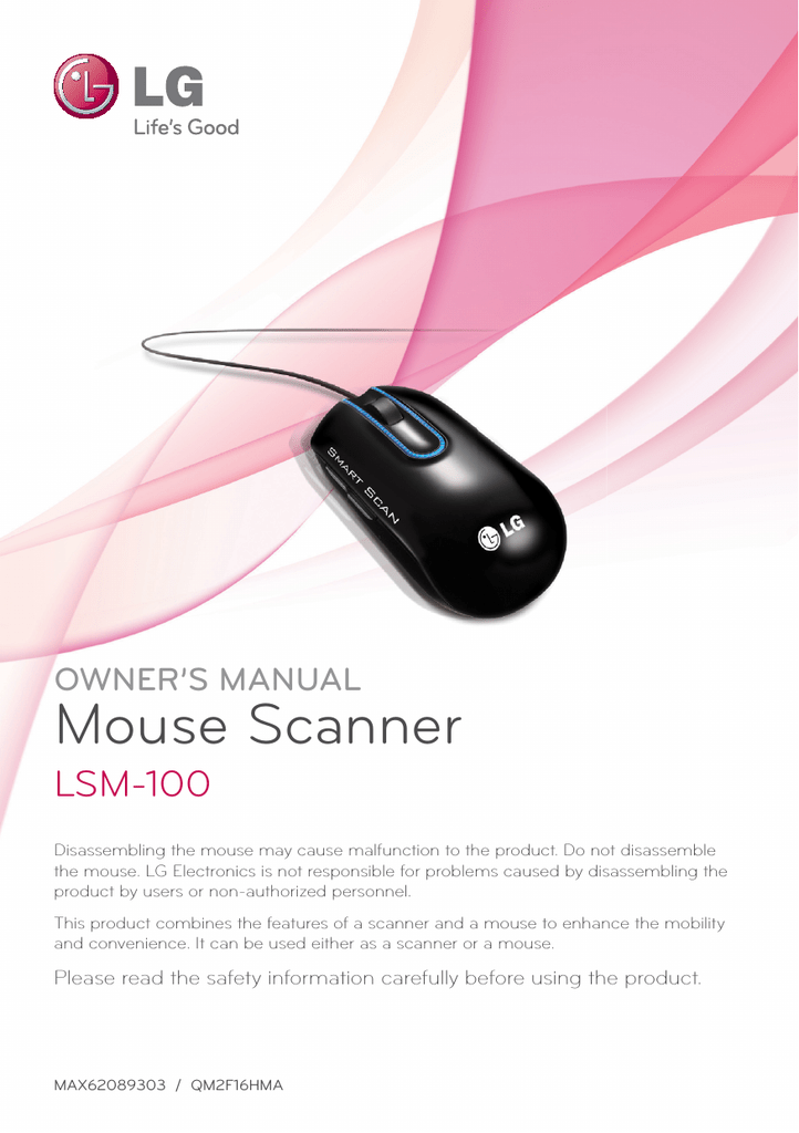 LG MCL1ULOGE Owner s manual Owner s manual Manualzz