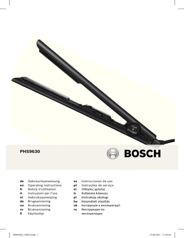 Bosch PHS9630 Benutzerhandbuch Operating instructions | Manualzz