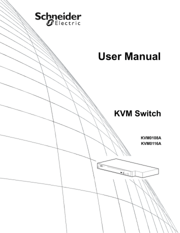 APC KVM0108A KVM switch User manual | Manualzz
