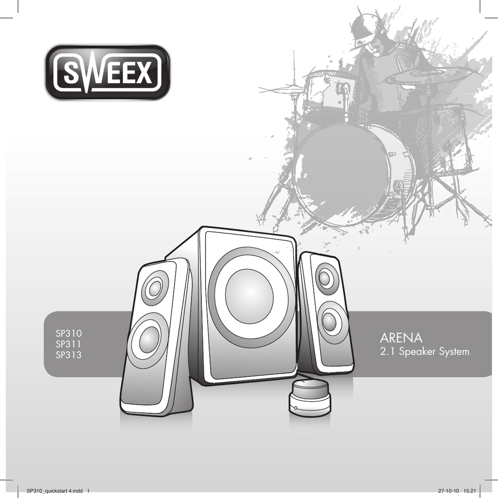 sweex 2.1 speaker set