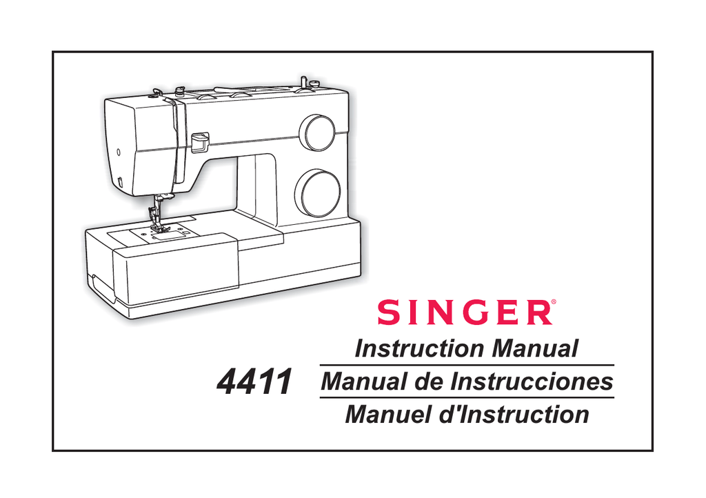 SINGER HD 4411 Manuel utilisateur Manualzz