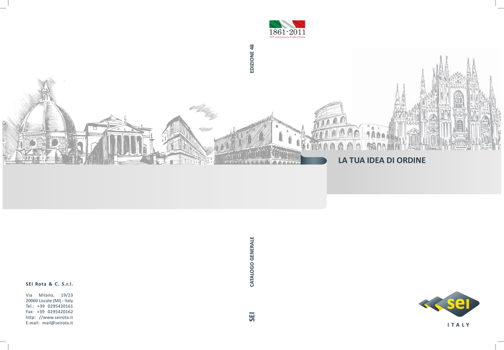 Verde Dorso 12 cm Sei Rota 67891205 Cartelle Porta Documenti e Progetti