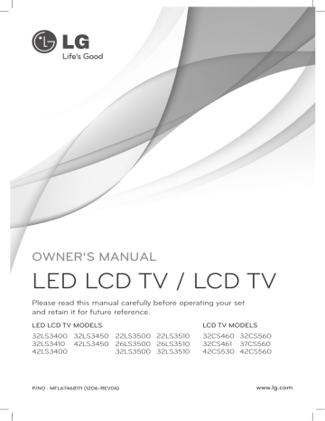 LG 32CS560 Owner's manual | Manualzz