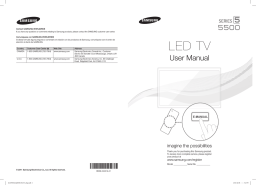 Samsung UN40D5500RF User manual
