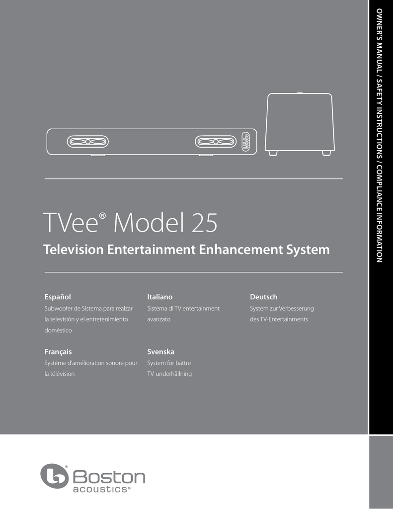 boston soundbar tvee 25