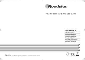 Roadstar HRA-1150AUX El manual del propietario | Manualzz