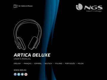 NGS Black Artica Deluxe User's manual | Manualzz