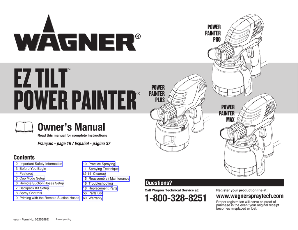 Wagner Power Painter Plus Parts List And Diagram Deck Stain, 44 OFF