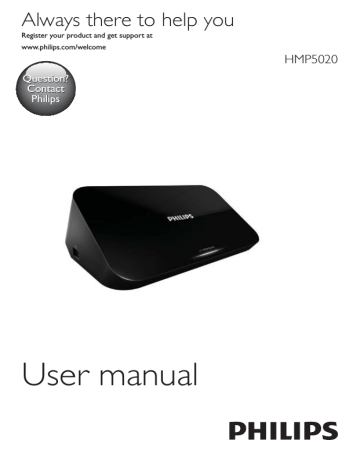 Philips HD Media player HMP5020 User manual | Manualzz