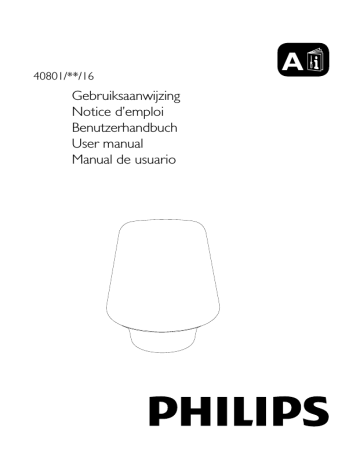 Philips Ecomoods Table lamp 40801/74/16 User manual | Manualzz