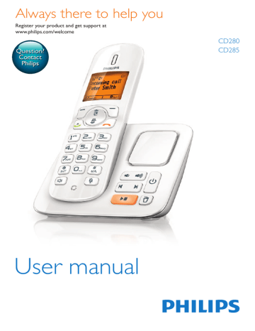 Philips CD2852W/90 User manual User manual | Manualzz