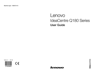 Lenovo IdeaCentre Q180 User guide | Manualzz