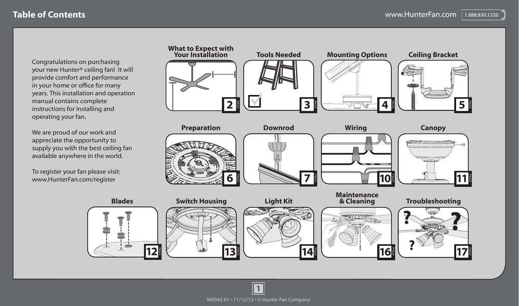 Hunter 53238 Specification Manualzz Com