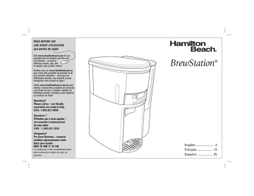 Hamilton Beach BrewStation 47900 