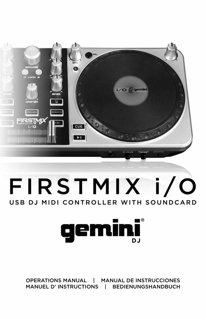 Gemini Firstmix Pro Mixvibes Cross Le Dj Software