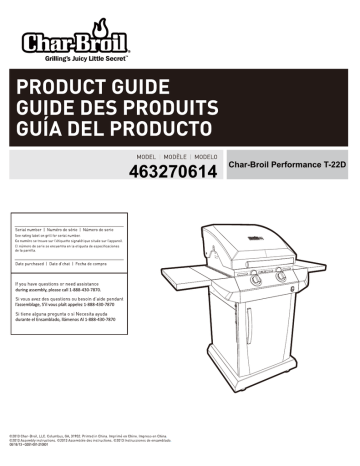 Parts Diagram. Char-Broil 463270614 | Manualzz