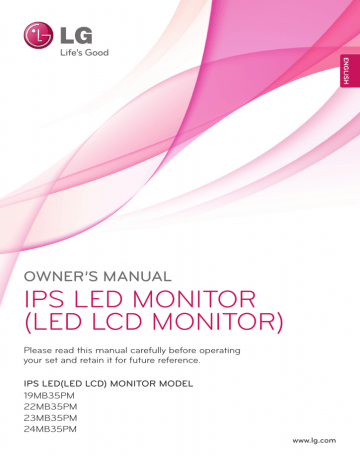 LG 24MB35PM Owner's manual Owner's manual | Manualzz