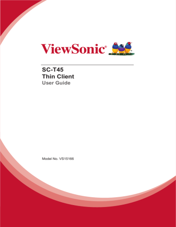 Viewsonic Sc T45 User Guide Manualzz