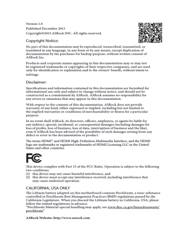 Asrock H81tm Itx Motherboard Specification Manualzz