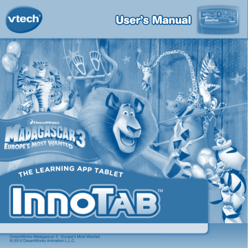 VTech Madagascar 3 User manual | Manualzz