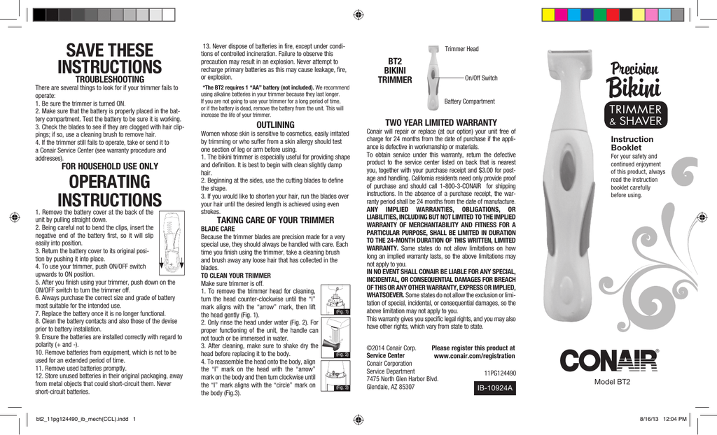 Conair Hair Clipper Troubleshooting