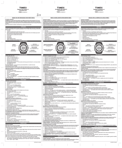 timex expedition manual