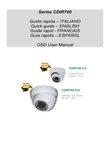 Fracarro CDIR700-312 User manual | Manualzz
