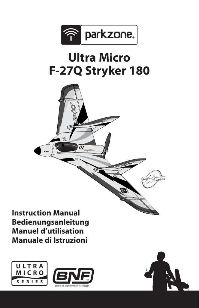 ParkZone PKZU2267 Motor Mount Ultra Micro F-27Q Stryker 