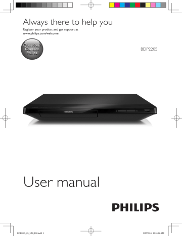 Philips BDP2205/05 User manual User manual | Manualzz