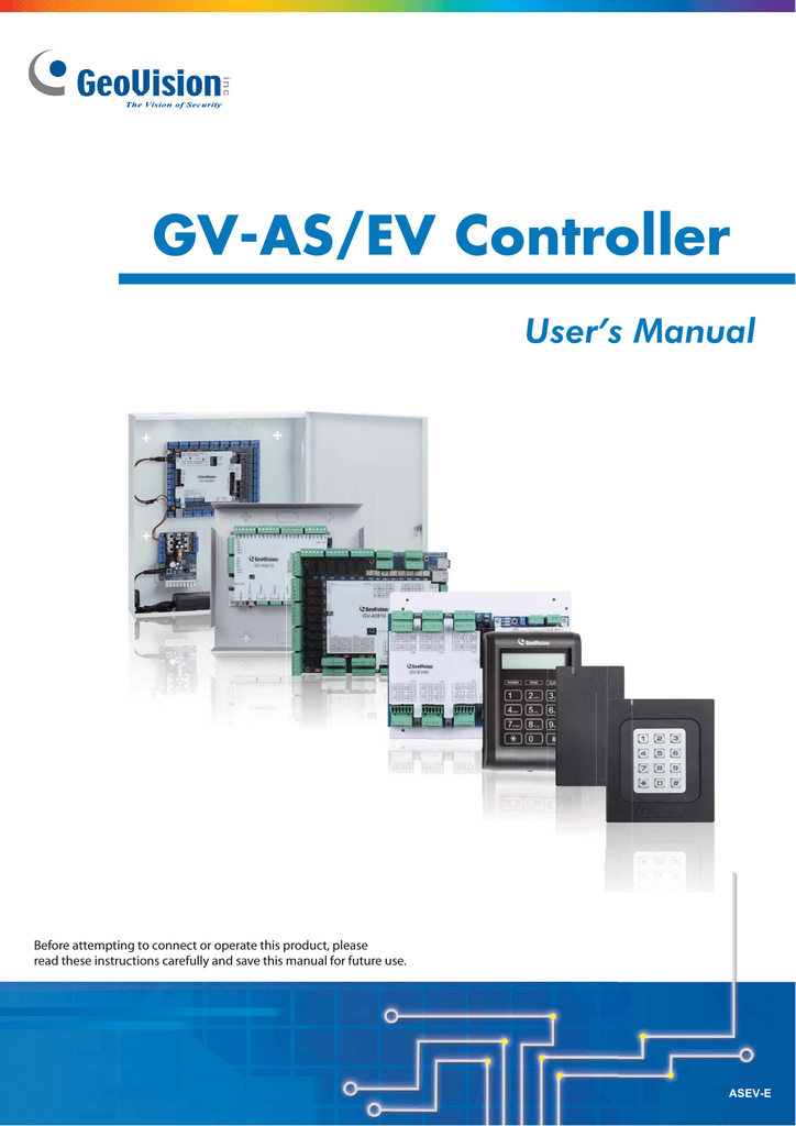 Geovision GV-AS110, GV-AS120, GV-AS210, GV-AS100 User manual | Manualzz