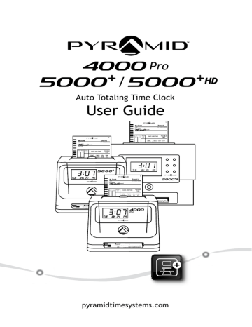 Pyramid Time Systems 5000HD security or access control system User guide | Manualzz