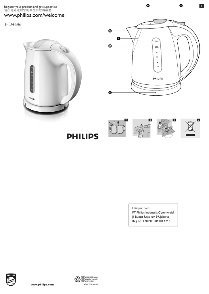 Philips Hd4646 00 Hd4646 56 Hd4646 20 Hd4646 25 Hd4646 Hd4646 75 Hd4646 40 Hd4646 70 Panduan Pengguna Manualzz