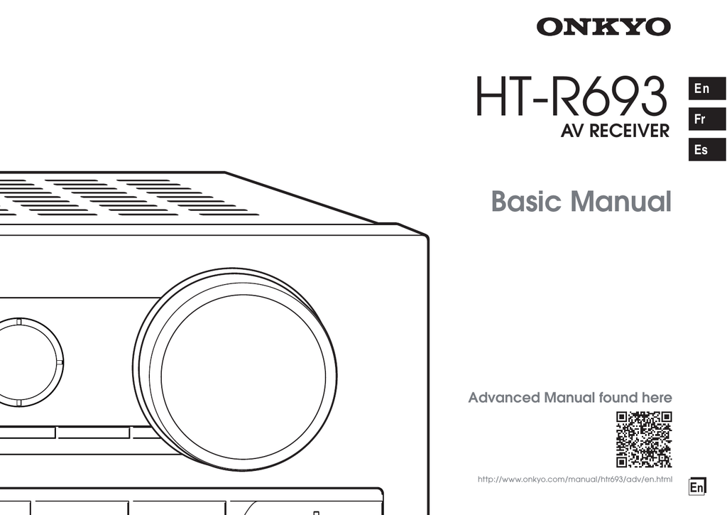 ONKYO HT-S7705, HT-S7700, (HT-R693) Owner's manual | Manualzz