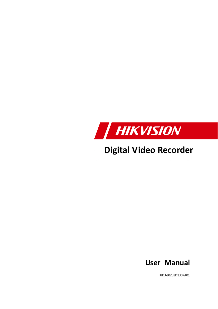 Hikvision Digital Technology Ds 7216hwi Sh User Manual Manualzz