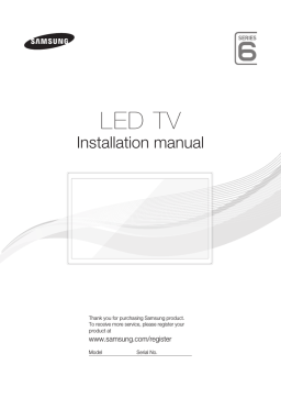 Samsung HG40ED690DB User manual Installation Manual