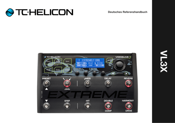 Tc Helicon Voice Live 3 Extreme Benutzerhandbuch Manualzz