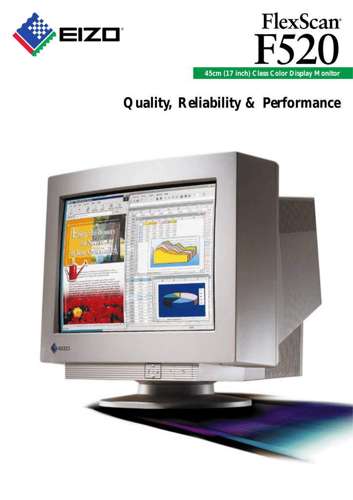 Eizo 45 Cm 17 Inch Class Color Crt Monitor Datasheet Manualzz
